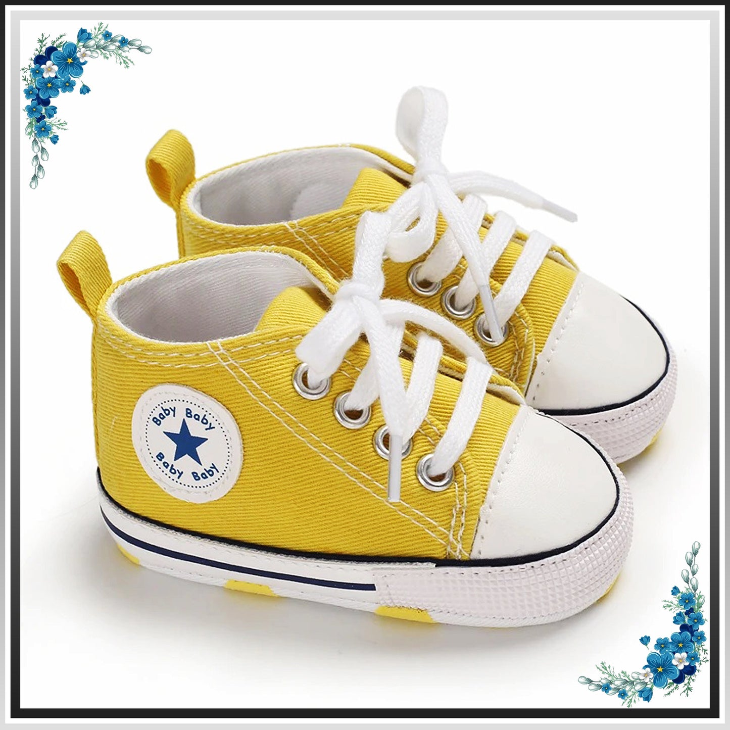 Baby Canvas Sneakers, White Baby Sneakers, First Step Shoes, like Converse, Gray Baby Shoes, Baby Girl Shoes, Baby Boy Sneakers, Baby Socks