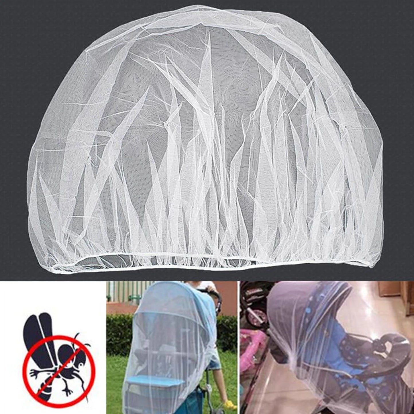 Bug Net Cover for , Portable, Transparent White