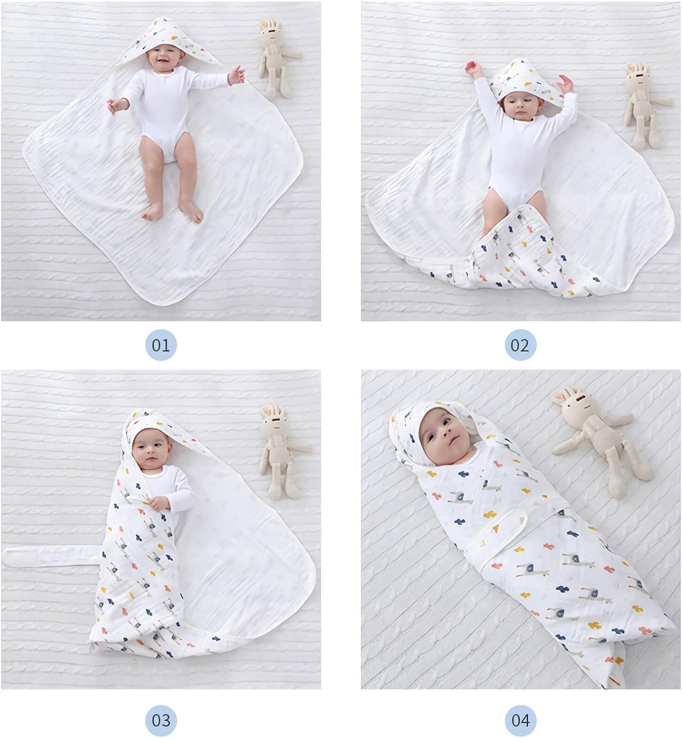 Baby Swaddle Blanket Baby Blankets for Boys, Baby Sleep Sack Infant Swaddle, Newborn Swaddle Blankets for Baby Boy Blanket, Toddler Blankets for Boys Baby Boy Blankets Baby Sleeping Bag(Bee)