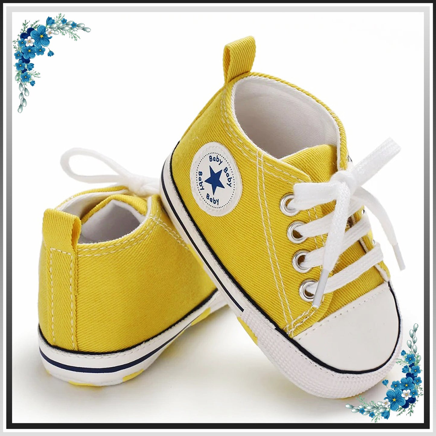 Baby Canvas Sneakers, White Baby Sneakers, First Step Shoes, like Converse, Gray Baby Shoes, Baby Girl Shoes, Baby Boy Sneakers, Baby Socks