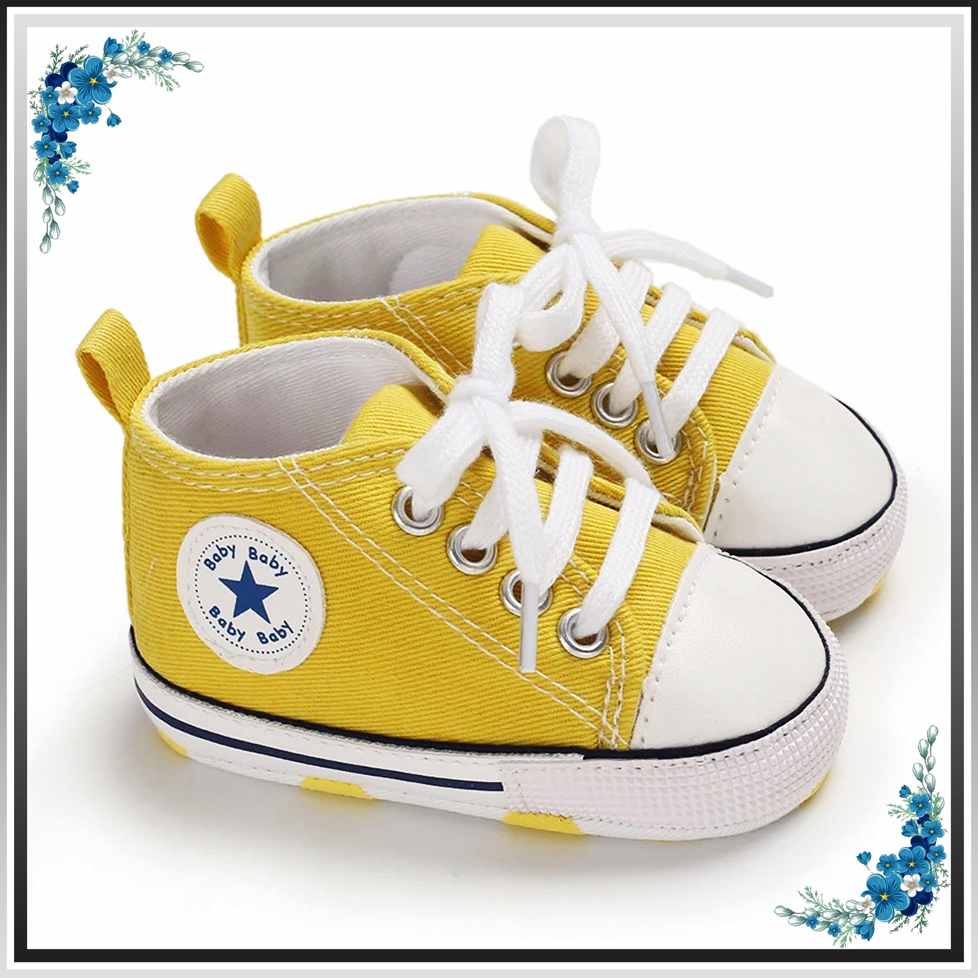 Baby Canvas Sneakers, White Baby Sneakers, First Step Shoes, like Converse, Gray Baby Shoes, Baby Girl Shoes, Baby Boy Sneakers, Baby Socks